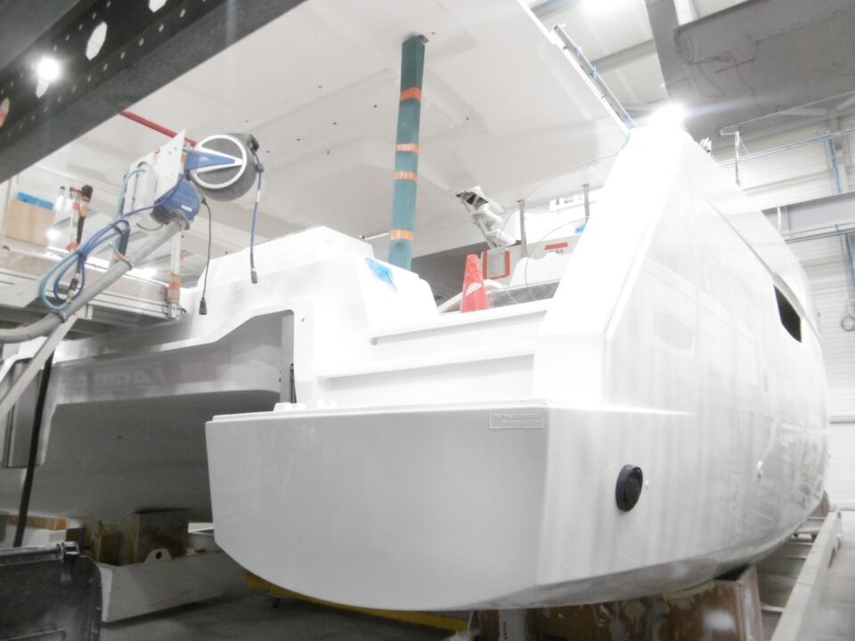 Elba 45 „Yara“ im Bau in der Werft