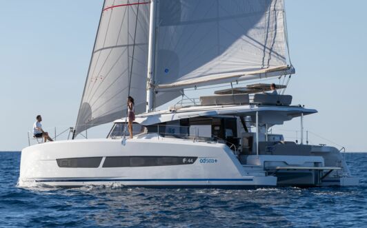 Backbord Aussenaufnahme einer FP44 in Palma auf Mallorca