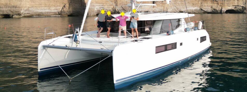 Bug Aussenaufnahme der Leopard 45 „Lady Mara“ in Can Pastilla auf Mallorca