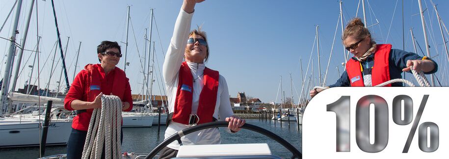 Frauen Skippertraining Sicherheit gewinnen ab Heiligenhafen
