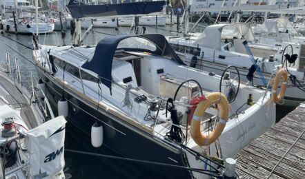 Heck Aussenaufnahme der Sun Odyssey 349.2 "Insula Solis" in Heiligenhafen