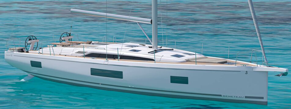 Steuerbord Aussenaufnahme einer Oceanis 52
