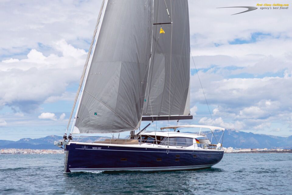 Moody 54 DS „Adventuro“ in Can Pastilla – Segelyacht-Charter Mallorca, 4 Kabinen für bis zu 8 Personen