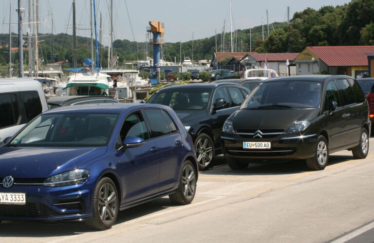 Sicher parken bei Ihrer Yachtcharter in Kroatien