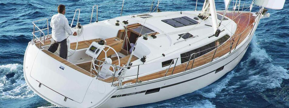 Aussenaufnahme einer Bavaria cruiser 37 in Heiligenhafen