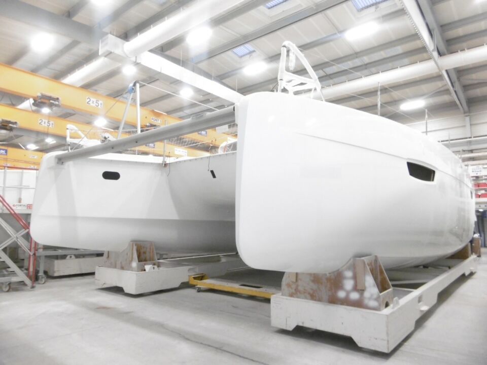Elba 45 „Yara“ im Bau in der Werft