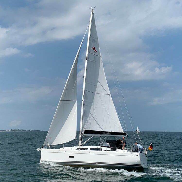Neuboot Hanse 348 unter Segeln Neuboot Hanse 348 unter Segeln