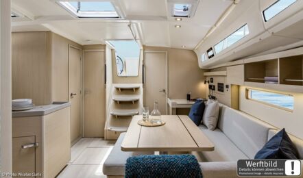 Salon Innenaufnahme einer Oceanis 40.1 in Punat in Kroatien