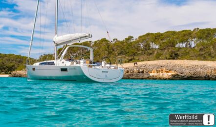 Heck Aussenaufnahme einer Oceanis 41.1 in Rogoznica in Kroatien