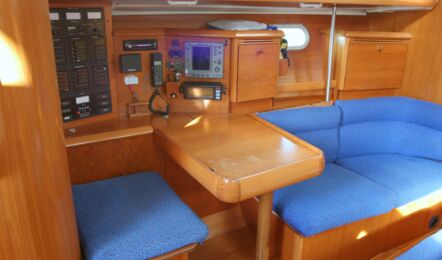 Stockkabine Innenaufnahme der Sun Odyssey 43 Baltic Sun in Flensburg