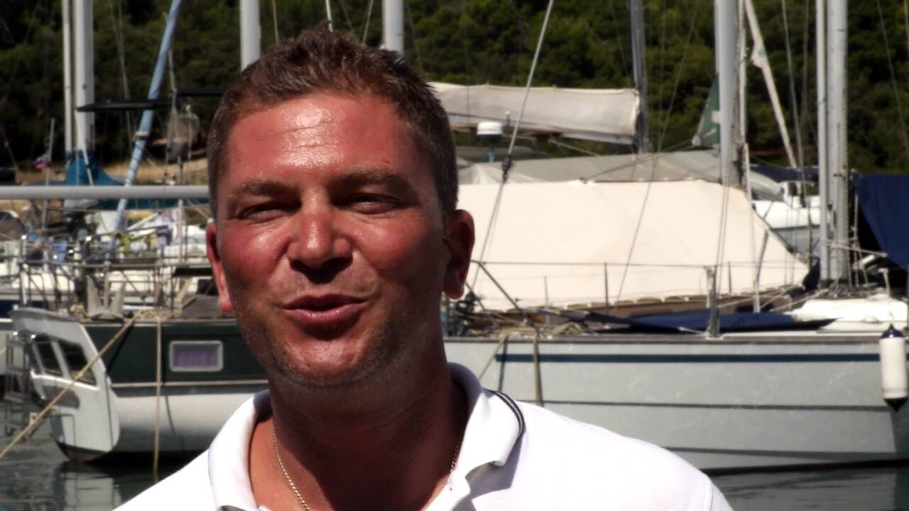 Basisleiter Vencel in der Marina Veruda / Pula