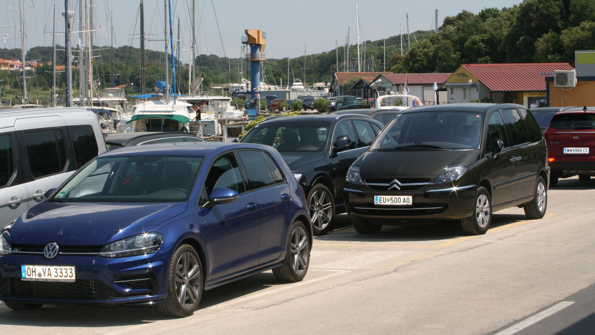 Sicher parken bei Ihrer Yachtcharter in Kroatien