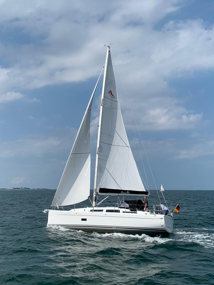 Neuboot Hanse 348 unter Segeln Neuboot Hanse 348 unter Segeln